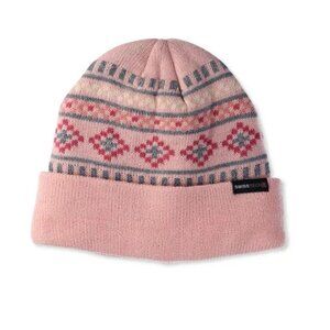 NEW OS Reflective Swiss Tech Thick Pink Women's Beanie Hat